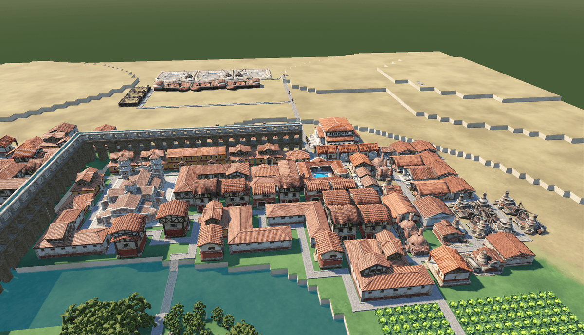 Settlement overview from the itch capture pack