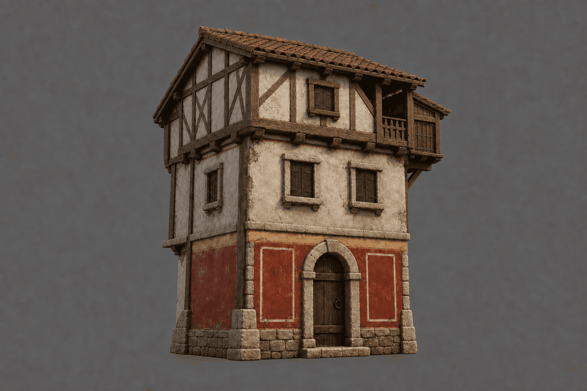 Upgraded Roman housing